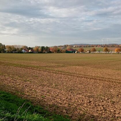 Blick auf Hockeln und Listringen